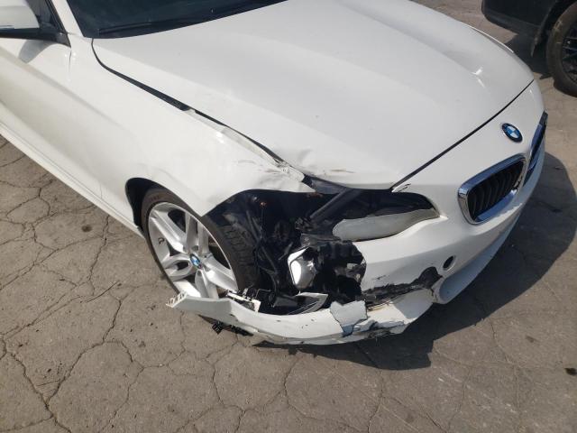 WBA1F7C50FVX95725 - 2015 BMW 228 XI WHITE photo 9