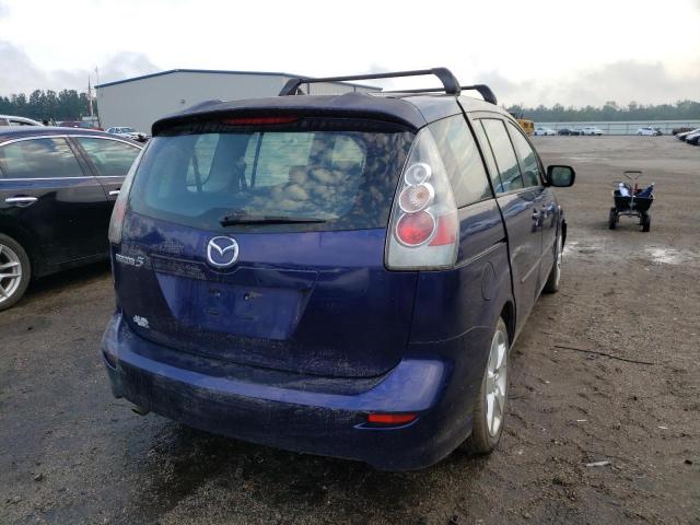 JM1CR293X60106668 - 2006 MAZDA 5 BLUE photo 4