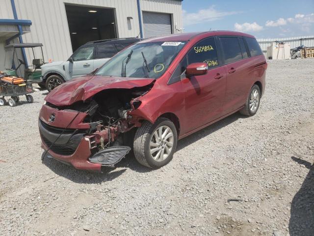 JM1CW2BL9F0181817 - 2015 MAZDA 5 SPORT MAROON photo 2