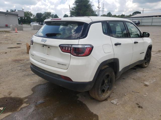 3C4NJDABXLT238472 - 2020 JEEP COMPASS SP WHITE photo 4