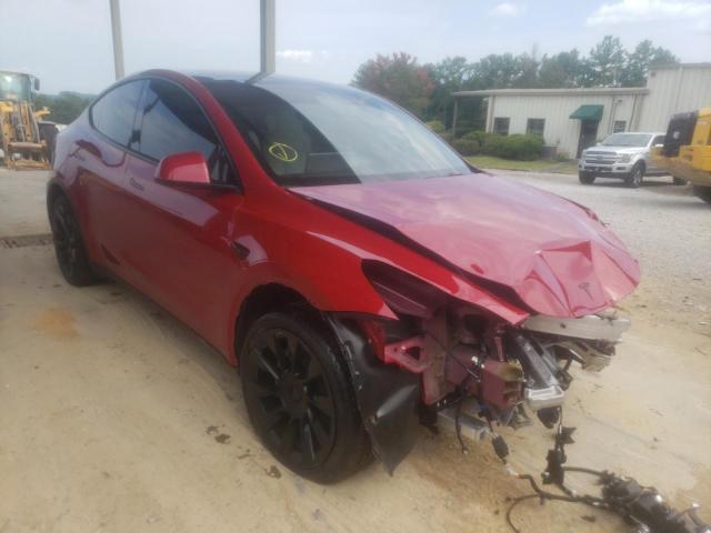 7SAYGDEEXNF454438 - 2022 TESLA MODEL Y RED photo 1