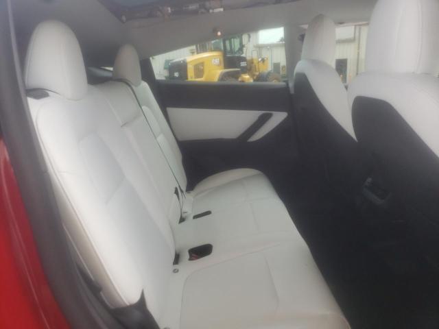 7SAYGDEEXNF454438 - 2022 TESLA MODEL Y أحمر صورة 6