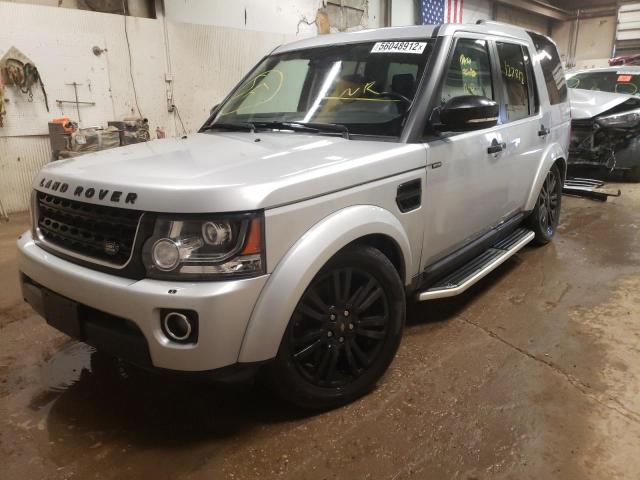 SALAG2V66FA766643 - 2015 LAND ROVER LR4 HSE SILVER photo 2