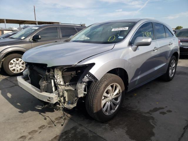 5J8TB3H55JL015393 - 2018 ACURA RDX TECHNO SILVER photo 2