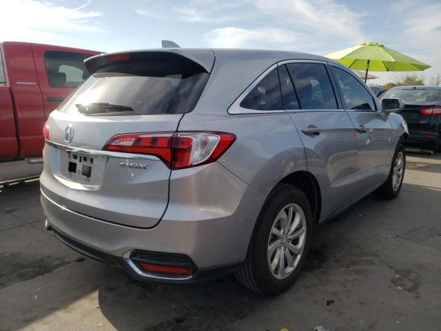 5J8TB3H55JL015393 - 2018 ACURA RDX TECHNO SILVER photo 4