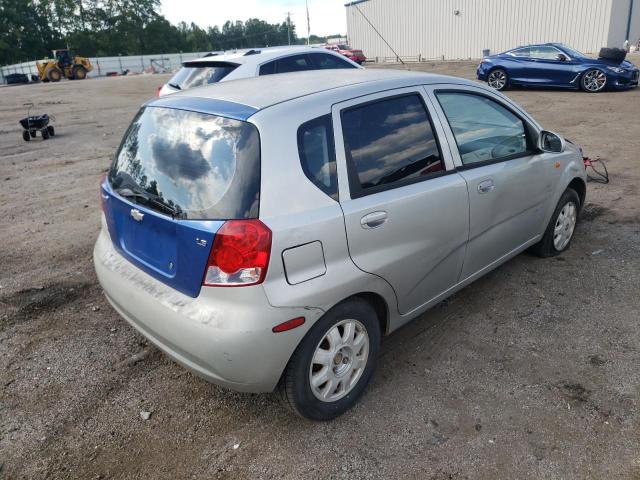 KL1TJ62614B212888 - 2004 CHEVROLET AVEO LS 银色 照片 4