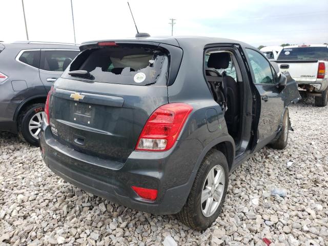 3GNCJKSB6LL223016 - 2020 CHEVROLET TRAX LS GRAY photo 4