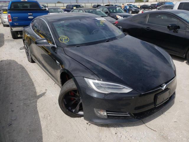 5YJSA1E44MF419158 - 2021 TESLA MODEL S Negro foto 1