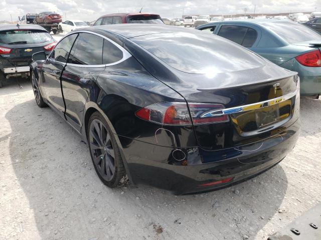 5YJSA1E44MF419158 - 2021 TESLA MODEL S Negro foto 3