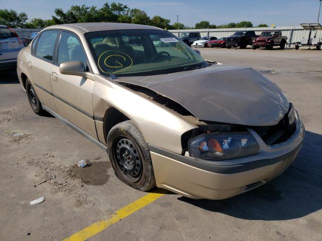 2G1WF52E949405017 - 2004 CHEVROLET IMPALA TAN photo 1