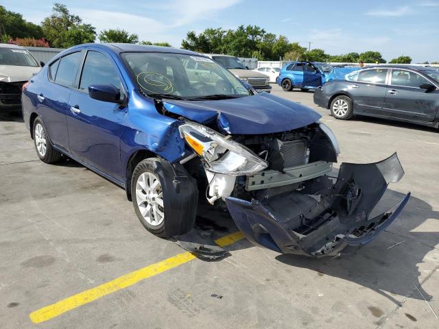 3N1CN7AP8KL813470 - 2019 NISSAN VERSA S BLUE photo 1