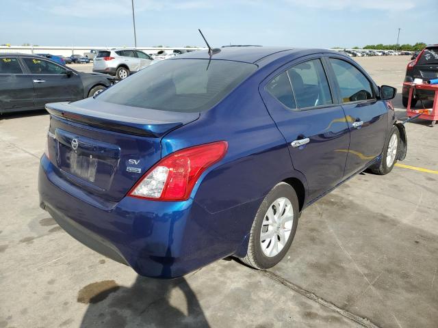 3N1CN7AP8KL813470 - 2019 NISSAN VERSA S BLUE photo 4