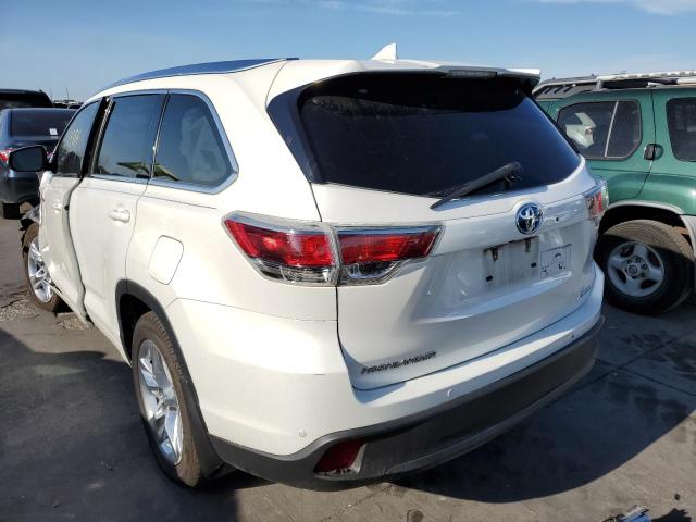 5TDDCRFH3FS013678 - 2015 TOYOTA HIGHLANDER WHITE photo 3