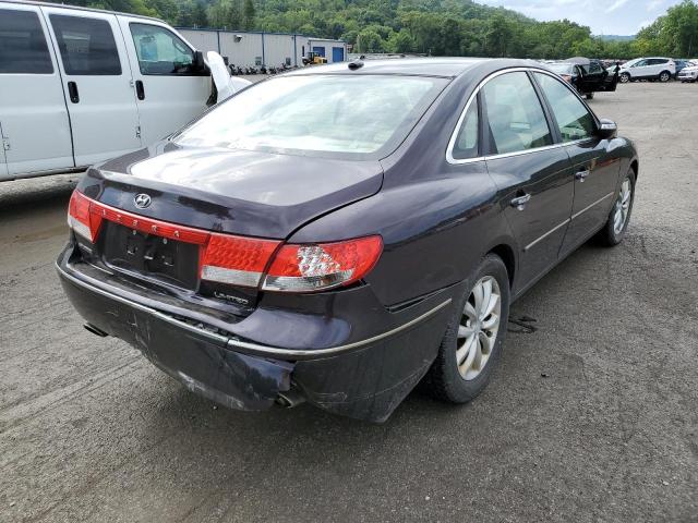 KMHFC46F97A233492 - 2007 HYUNDAI AZERA PURPLE photo 4