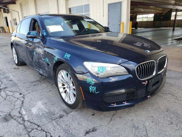 WBAYF8C56ED142048 - 2014 BMW 750 LXI BLUE photo 1