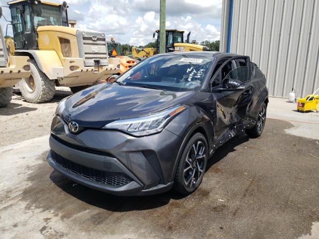 NMTKHMBX8NR140660 - 2022 TOYOTA C-HR XLE GRAY photo 2