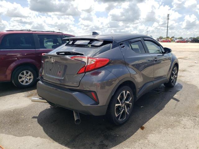 NMTKHMBX8NR140660 - 2022 TOYOTA C-HR XLE GRAY photo 4