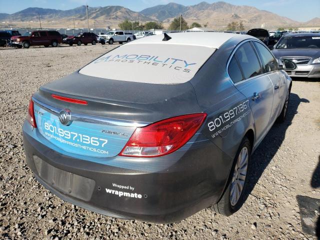 2G4GS5EK3C9197834 - 2012 BUICK REGAL WHITE photo 4