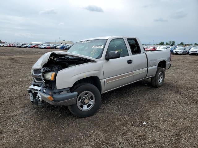 2GCEK19T741337665 - 2004 CHEVROLET SILVERADO2 GRAY photo 2