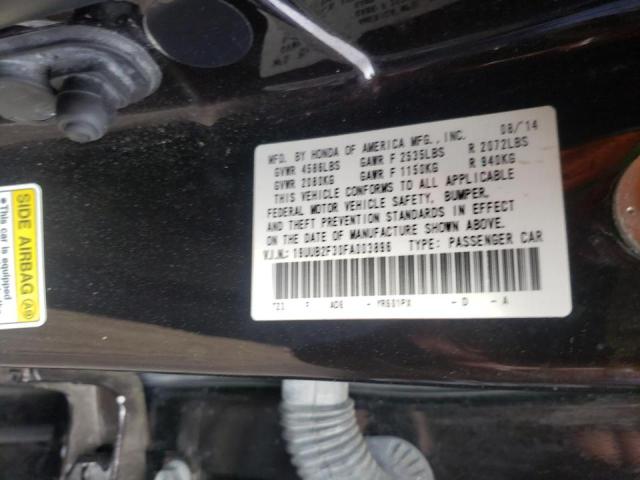 19UUB2F30FA003896 - 2015 ACURA TLX بني صورة 10