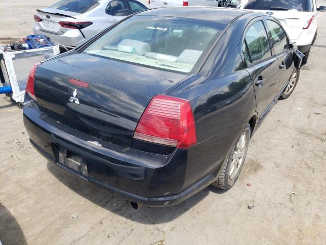 4A3AB36F46E021714 - 2006 MITSUBISHI GALANT ES BLACK photo 4