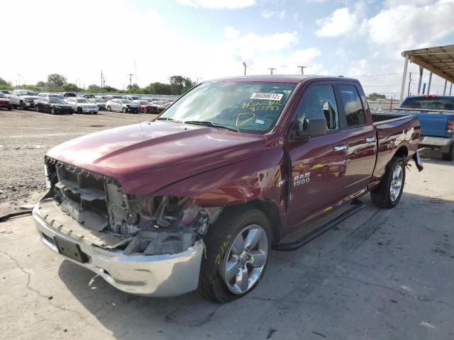 1C6RR6GT0HS817783 - 2017 RAM 1500 SLT MAROON photo 2