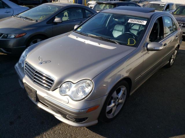 WDBRF40J15F726944 - 2005 MERCEDES-BENZ C 230K SPORT SEDAN  photo 2