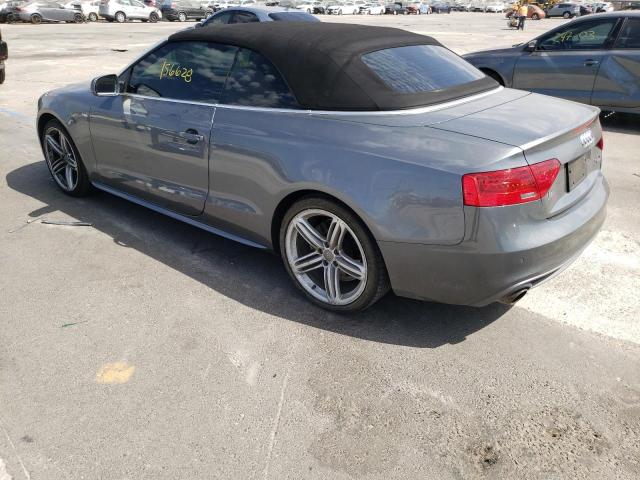 WAUWFAFH8DN004153 - 2013 AUDI A5 PRESTIG GRAY photo 3