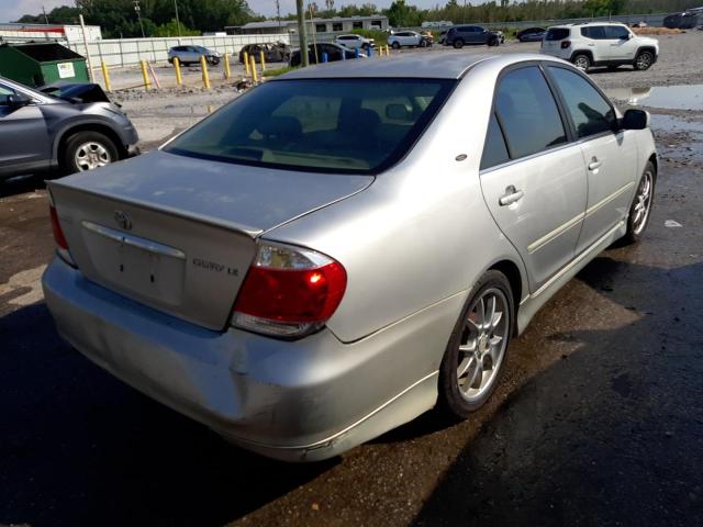 4T1BE32K16U105119 - 2006 TOYOTA CAMRY LE SILVER photo 4