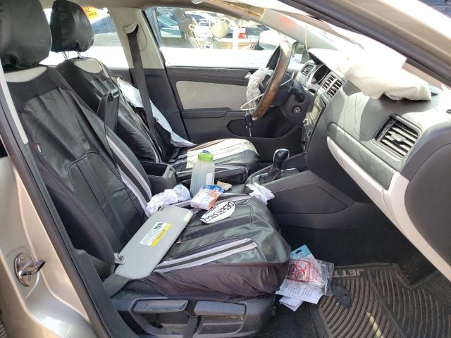 3VW2K7AJ1FM210645 - 2015 VOLKSWAGEN JETTA BASE BEIGE photo 5
