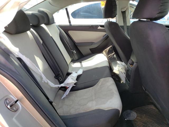 3VW2K7AJ1FM210645 - 2015 VOLKSWAGEN JETTA BASE BEIGE photo 6