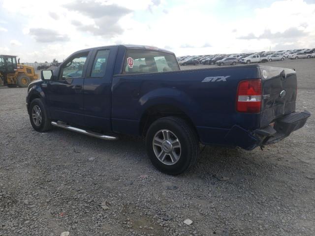 1FTRX12W48KD03535 - 2008 FORD F150 BLUE photo 3