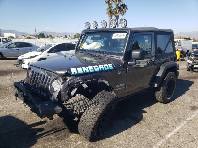 1C4AJWAG5GL327860 - 2016 JEEP WRANGLER S BLACK photo 2