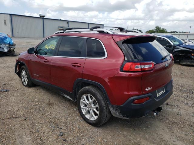 1C4PJLCS6EW192121 - 2014 JEEP CHEROKEE L RED photo 3