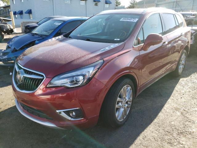 LRBFX4SX0LD151116 - 2020 BUICK ENVISION P RED photo 2