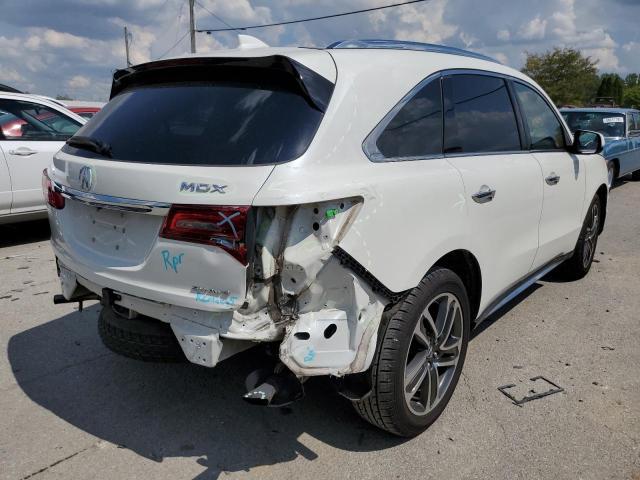 5FRYD4H88HB018282 - 2017 ACURA MDX ADVANC WHITE photo 4