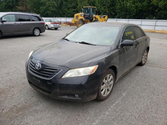 4T1BE46KX7U671765 - 2007 TOYOTA CAMRY CE BLACK photo 2