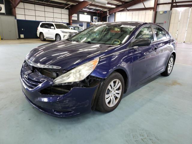 5NPEB4AC7BH189042 - 2011 HYUNDAI SONATA GLS BLUE photo 2