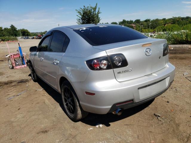 JM1BK32G181165592 - 2008 MAZDA 3 I SILVER photo 3