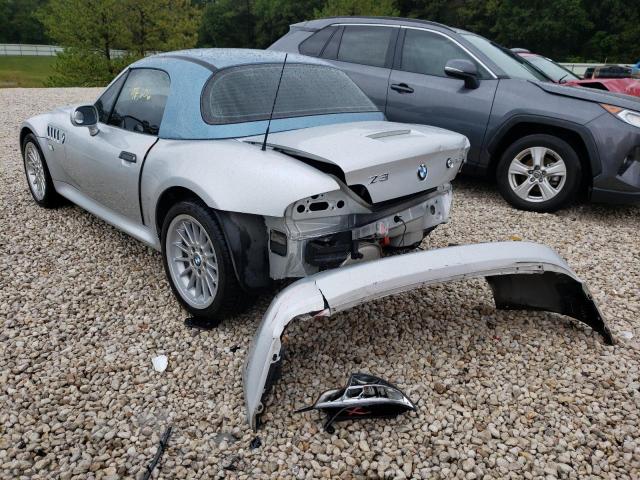 4USCN53422LL50123 - 2002 BMW Z3 3.0 BLUE photo 3