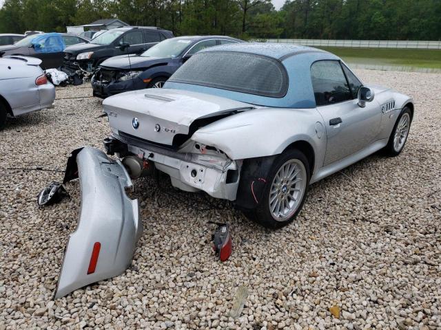 4USCN53422LL50123 - 2002 BMW Z3 3.0 BLUE photo 4