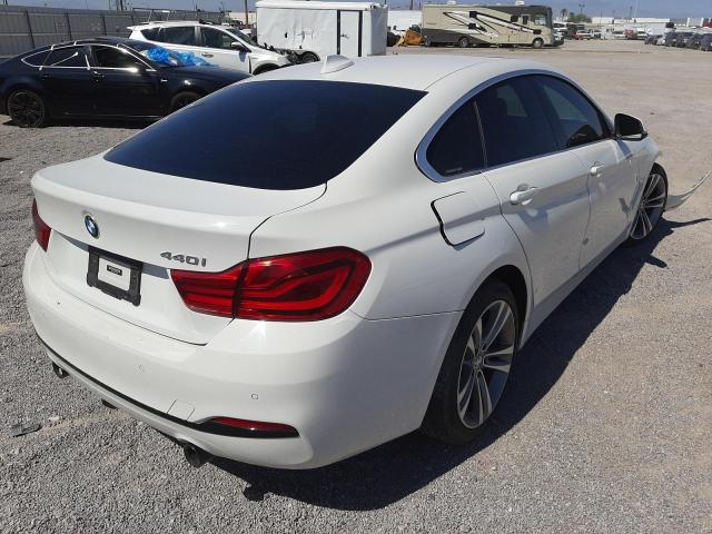 WBA4J5C55KBM66482 - 2019 BMW 440I GRAN WHITE photo 4