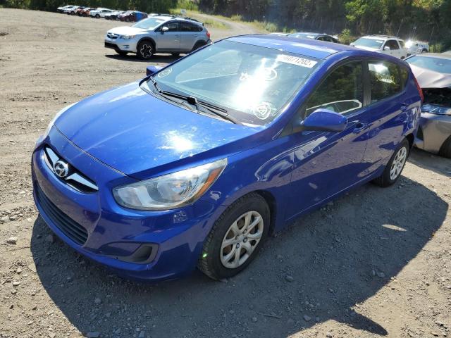 KMHCT5AE3CU032123 - 2012 HYUNDAI ACCENT BLUE photo 2