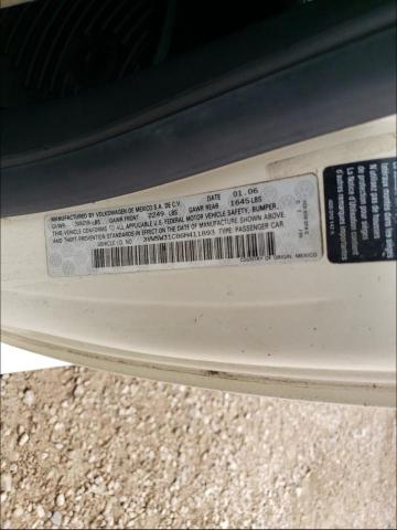 3VWSW31C86M411893 - 2006 VOLKSWAGEN NEW BEETLE 米色 照片 10