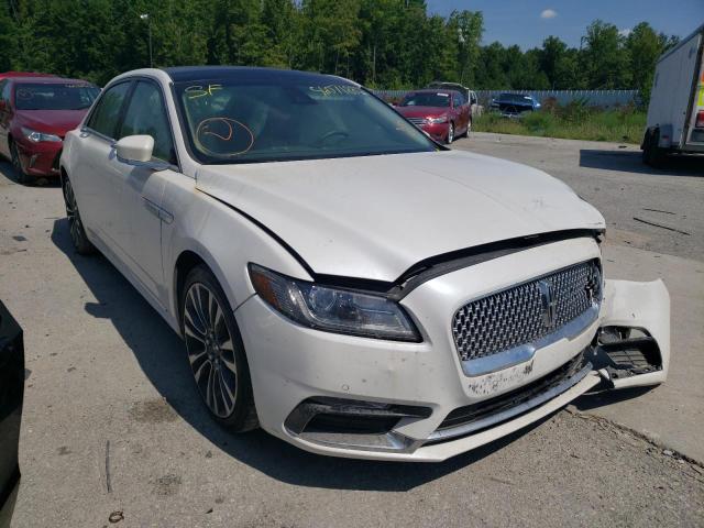 1LN6L9SK7J5603581 - 2018 LINCOLN CONTINENTA WHITE photo 1