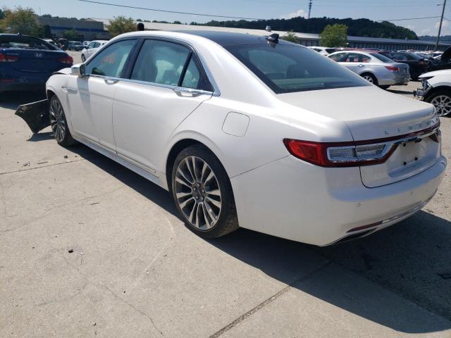 1LN6L9SK7J5603581 - 2018 LINCOLN CONTINENTA WHITE photo 3