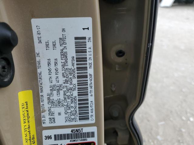 5TFCZ5AN7HX103056 - 2017 TOYOTA TACOMA DOUBLE CAB  照片 10