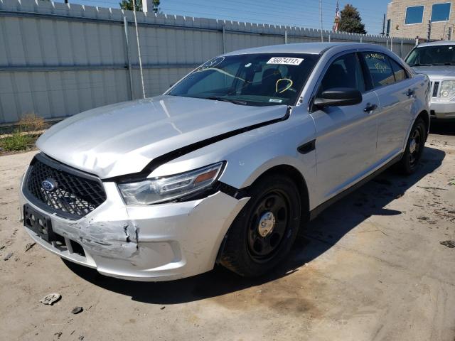 1FAHP2MKXDG222487 - 2013 FORD TAURUS POL SILVER photo 2