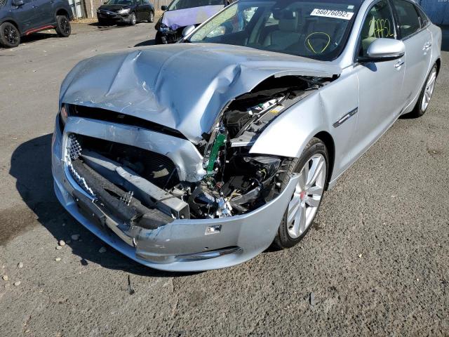 SAJWA2GZ8E8V69938 - 2014 JAGUAR XJL PORTFO SILVER photo 9