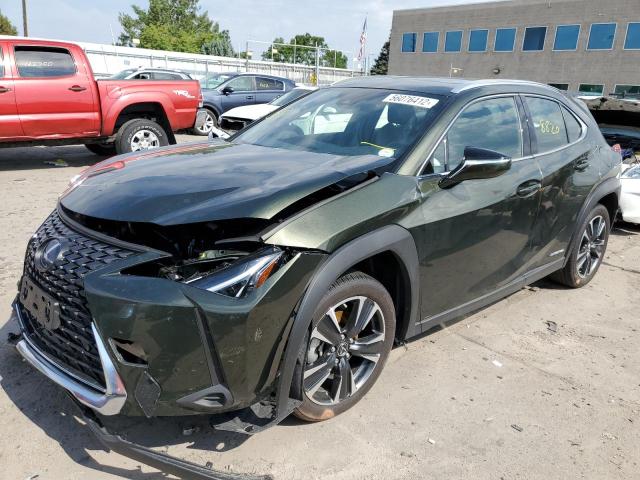 JTHP9JBH2M2042711 - 2021 LEXUS UX 250H GREEN photo 2